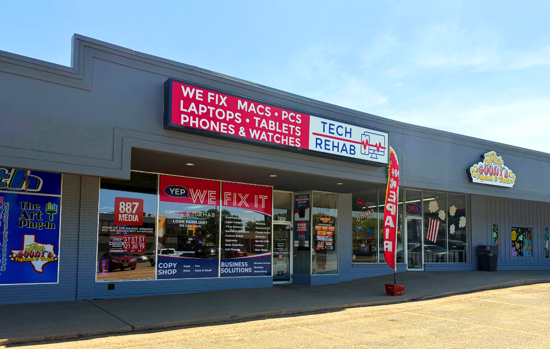 Tech Rehab storefront at 4141 SW 34th Ave in Amarillo, TX